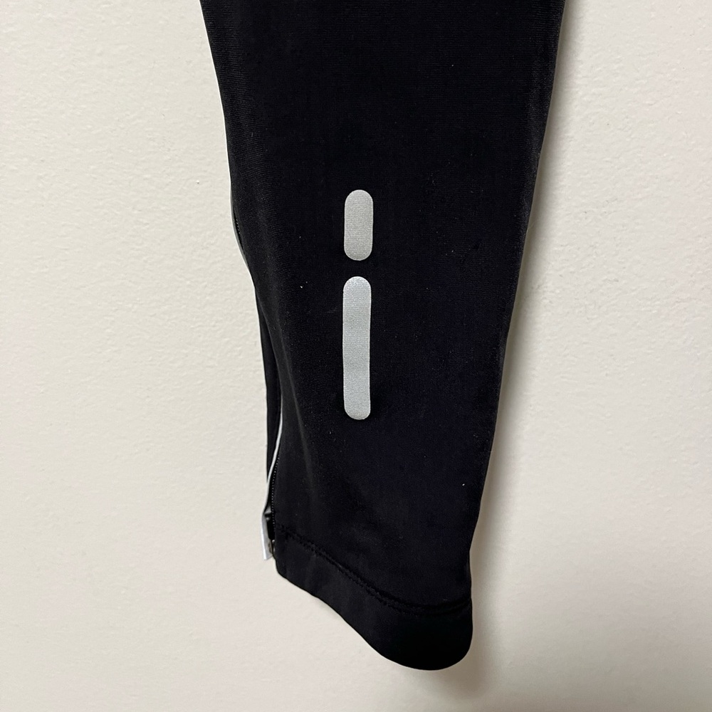 Mountain Equipment Co-op Men’s Black Fleece-Lined Tights Size Large - Reflective - Picture 5 of 15